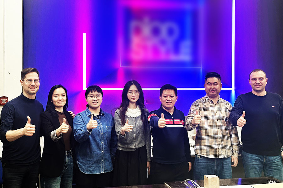 XLY team with a high-power LED customer
